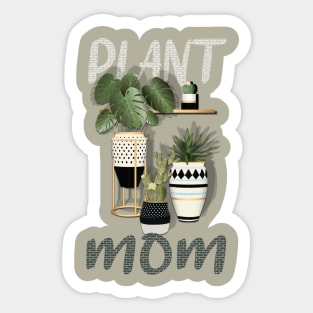 Plant Mom Sticker